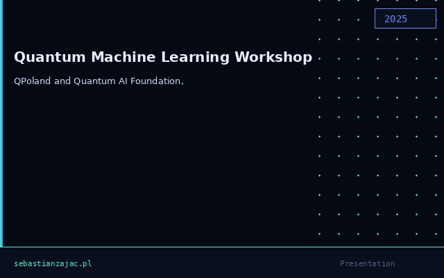 Quantum Machine Learning Workshop