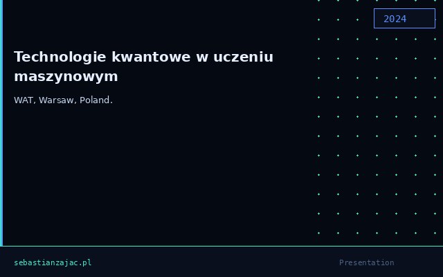 Technologie kwantowe w uczeniu maszynowym